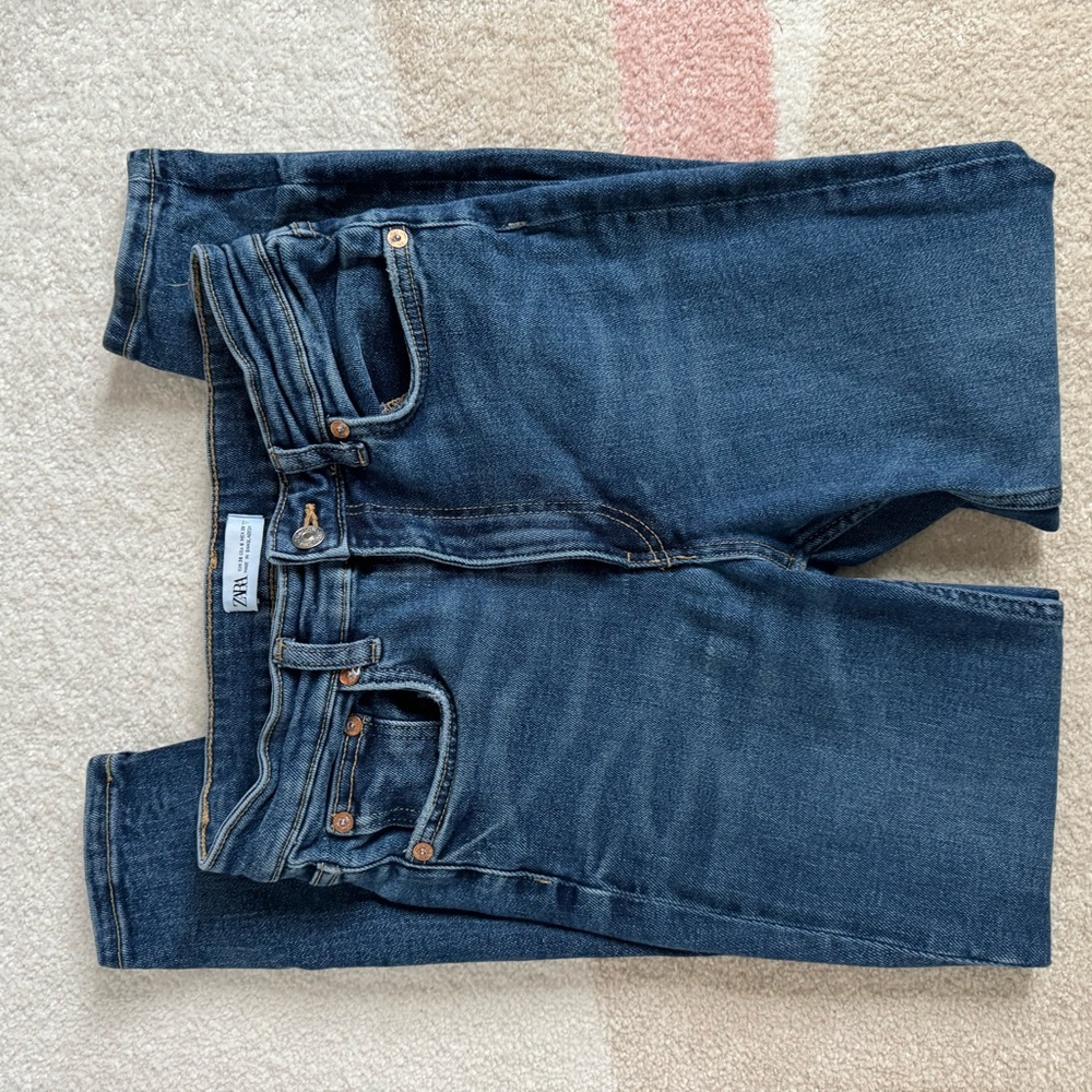 Zara Blue Skinny Jeans